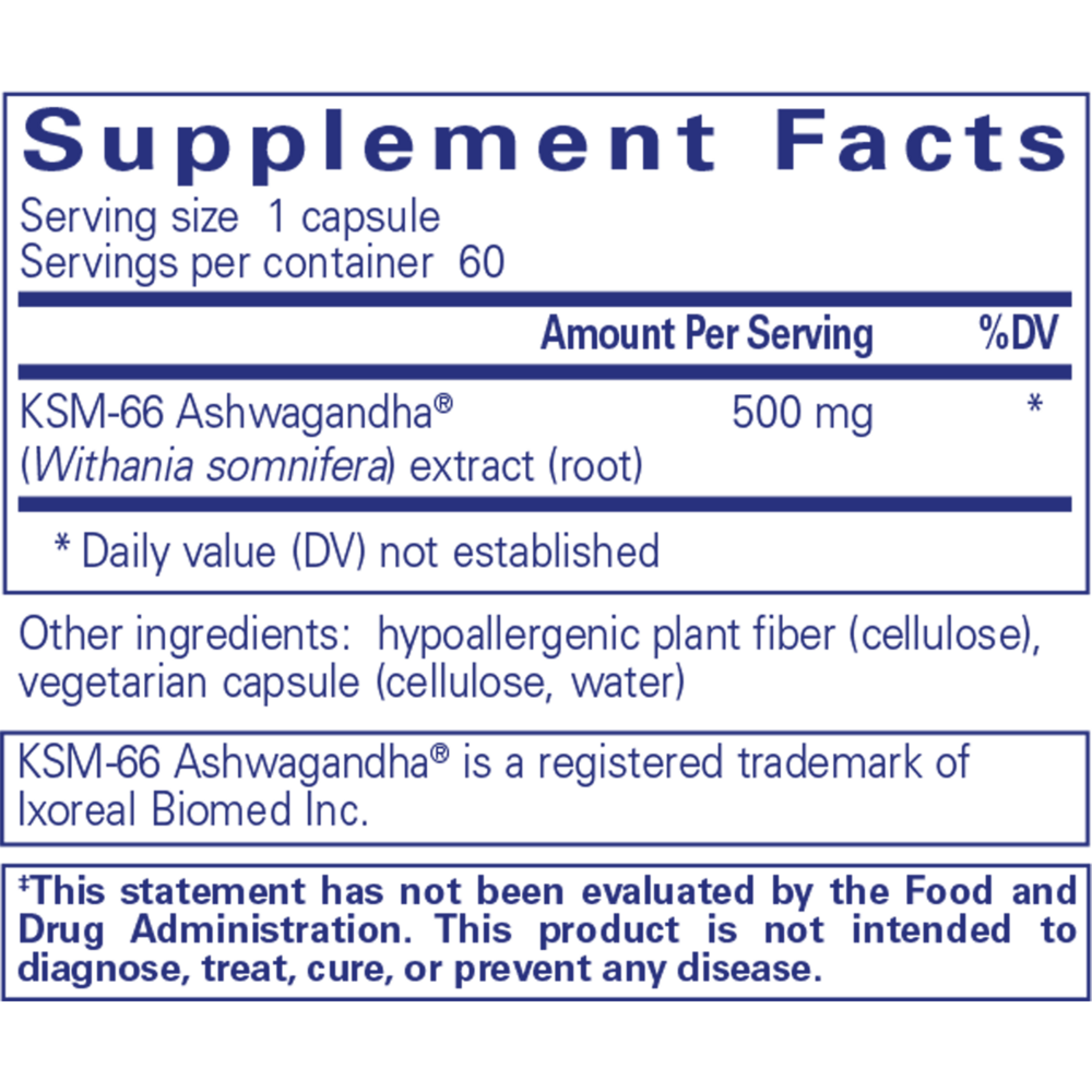 Ashwagandha - pure encapsulations - Image 3