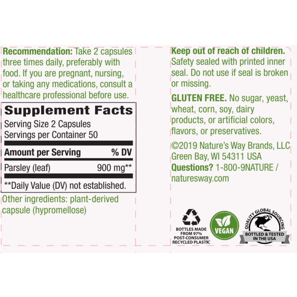 Parsley Leaf 450mg - Image 3