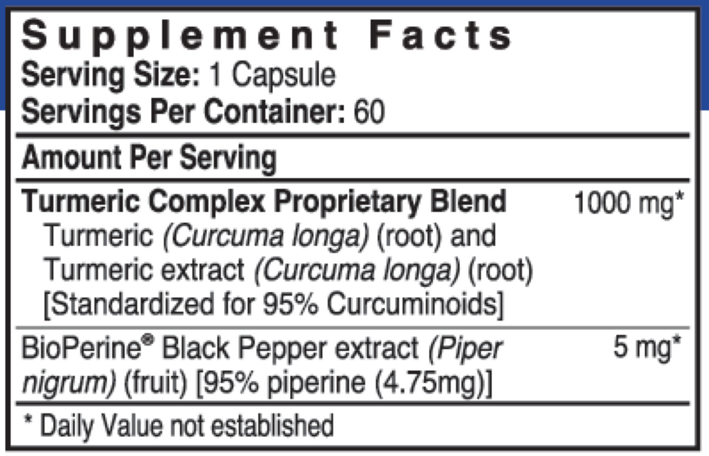 Turmeric Curcumin 1000mg - Image 3